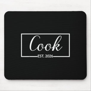 Cook Est Chef Cooking Culinary Graduation Mouse Mat