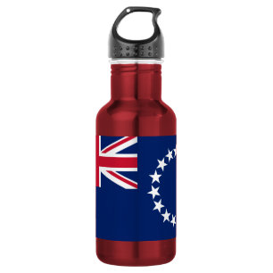 Cook Islands Flag 532 Ml Water Bottle