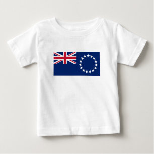 Cook Islands Flag Baby T-Shirt