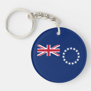 Cook Islands Flag Key Ring