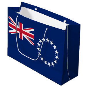 Cook Islands Flag Large Gift Bag