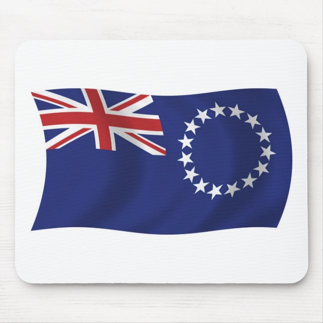 Cook Islands Flag Mousepad (Front)