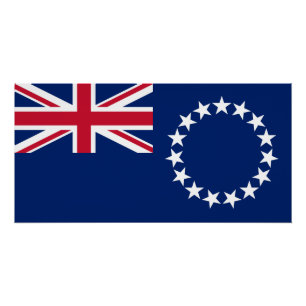 Cook Islands Flag Poster