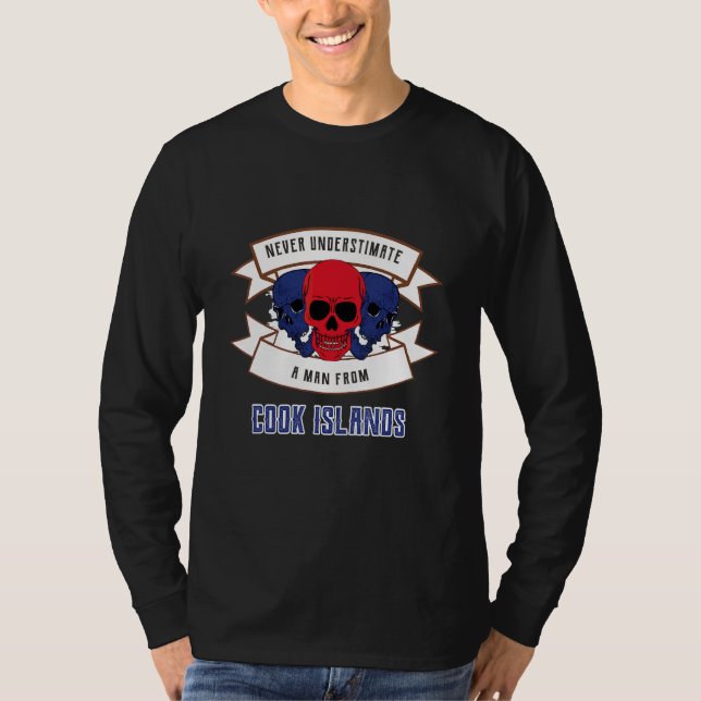 Cook Islands Never Underestimate T-Shirt (Front)