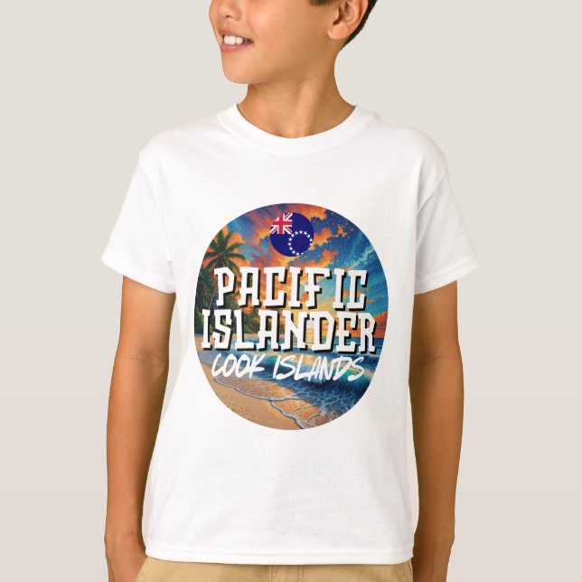 Cook Islands Pacific Islander T-Shirt (Front)