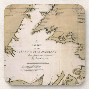 COOK: NEWFOUNDLAND, 1763 COASTER