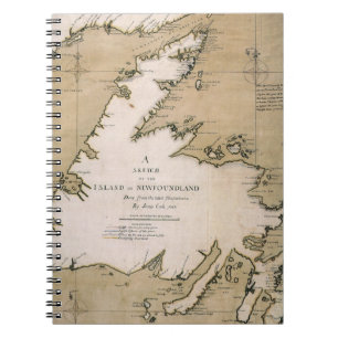 COOK: NEWFOUNDLAND, 1763 NOTEBOOK