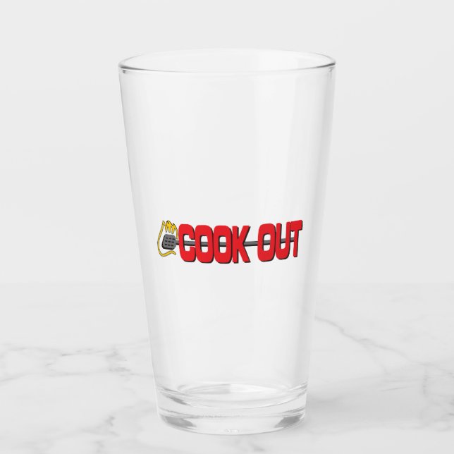 Cook Out (restaurant) Glass (Front)