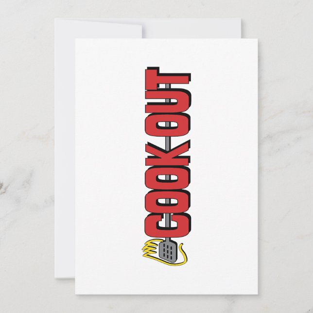Cook Out (restaurant) Save The Date (Front)