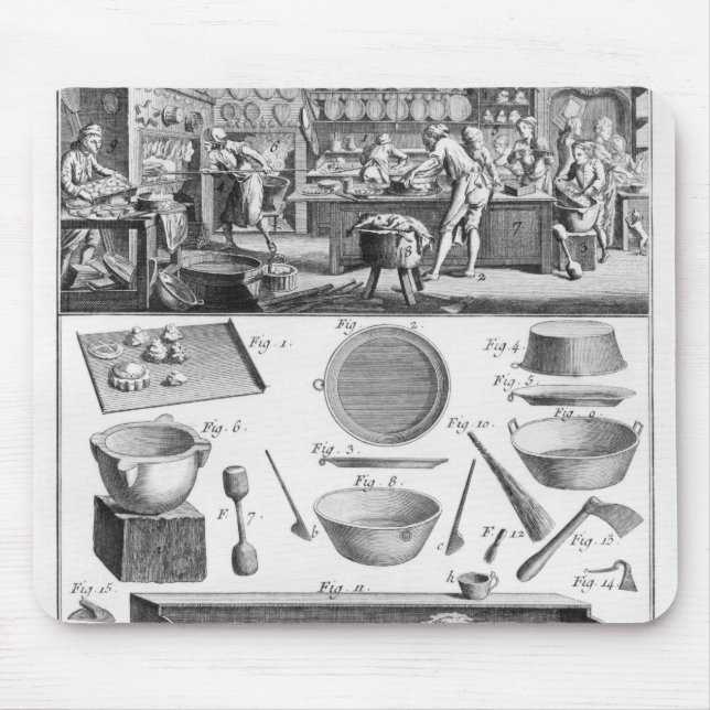 Cook, Pastrycook, Caterer Mouse Mat (Front)