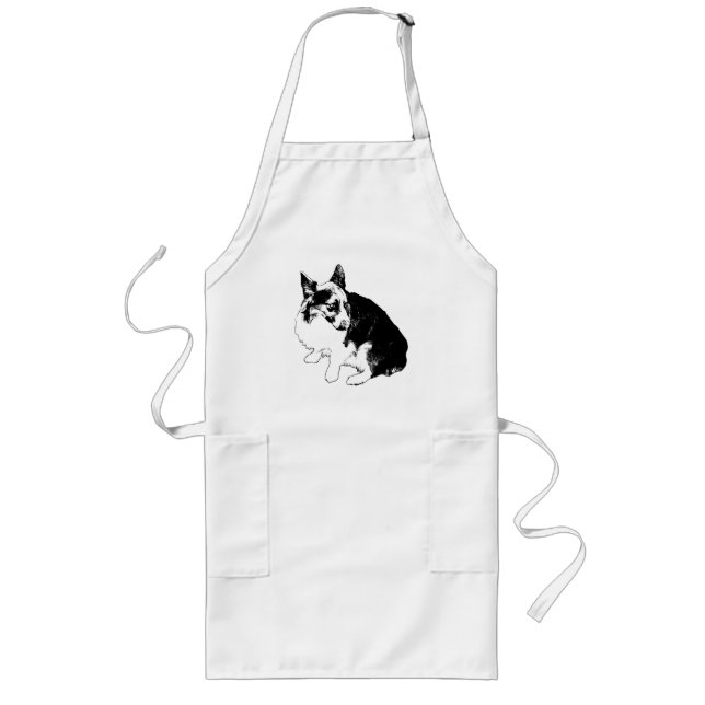 Cook’s Lookback Long Apron (Front)