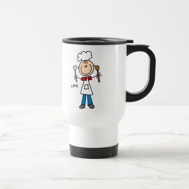 Cook Stick Figure Mug (Right)