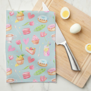 Cook with love. All-Over Print Apron Tea Towel