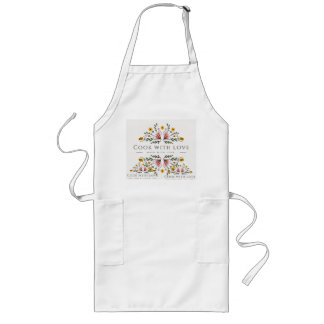 "Cook with Love" Apron | Romantic Kitchen Apron