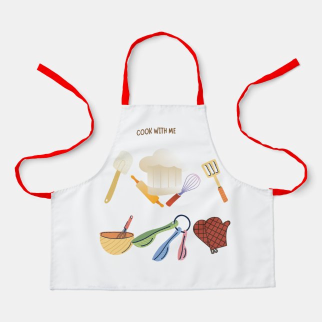 Cook with Me! Apron (Front)