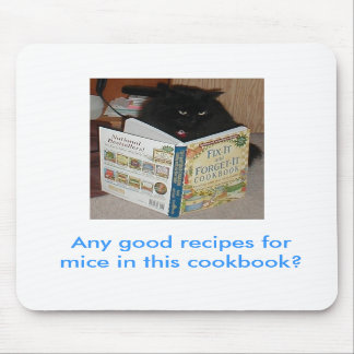 Cookbook Kitty mouse pad