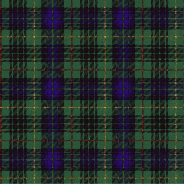 Cooke clan Plaid Scottish kilt tartan Photo Sculpture Magnet (Front)