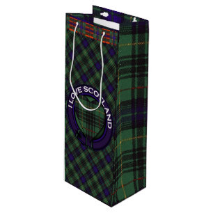 Cooke clan Plaid Scottish kilt tartan Wine Gift Bag