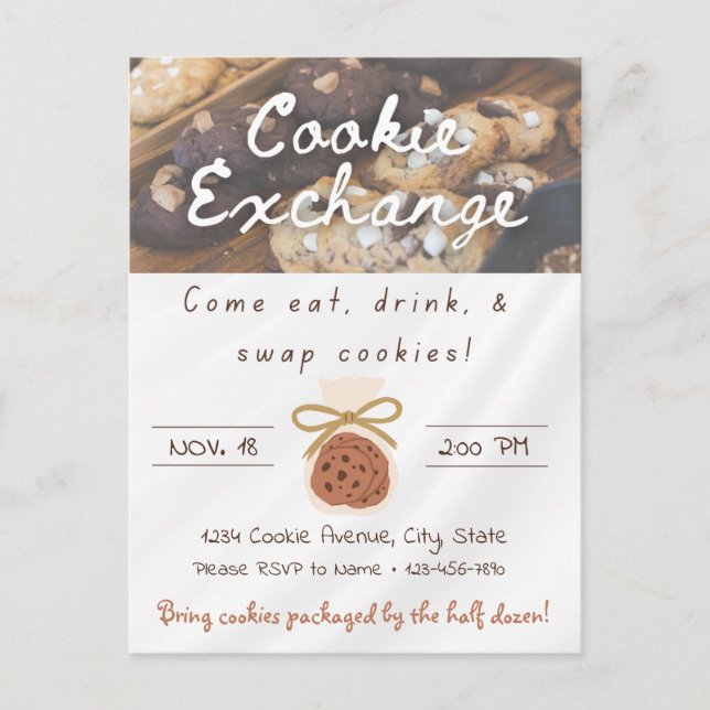 Cooke Exchange Invitation Postcard (Front)