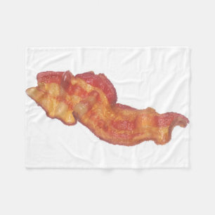 Cooked Bacon Fleece Blanket