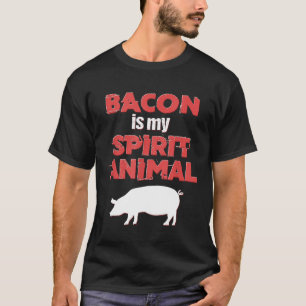 Cooked Breakfast Food Is My Spirit Animal Bacon T-Shirt