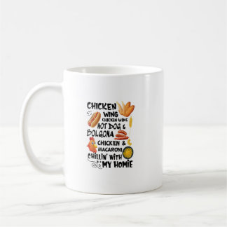 Cooked Chicken Wing Chicken Wing Hot Dog Bologna M Coffee Mug