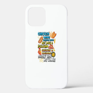 Cooked Chicken Wing Chicken Wing Hot Dog Bologna M iPhone 12 Case