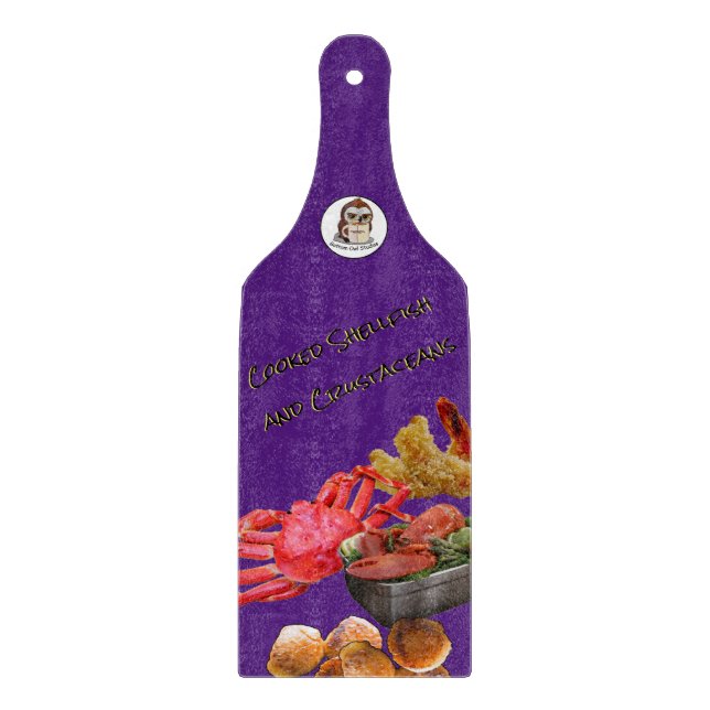 Cooked Shellfish Cutting Board (Front)