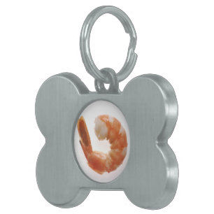 Cooked Shrimp Pet Name Tag
