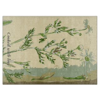 Cooked with love cutting board