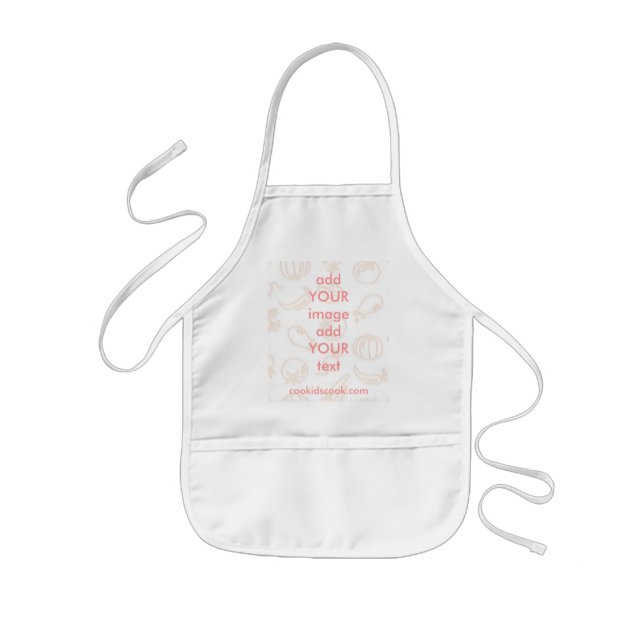 Cookidscook.com customisable kids cooking apron (Front)