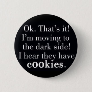 cookie 6 cm round badge