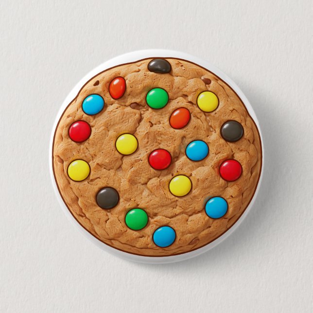 Cookie 6 Cm Round Badge (Front)