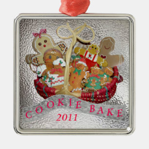 Cookie Bake Metal Tree Decoration