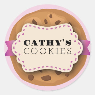 COOKIE BAKE SALE PERSONALIZE Baking Elegant Label