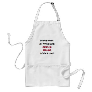 cookie baker, awesome standard apron