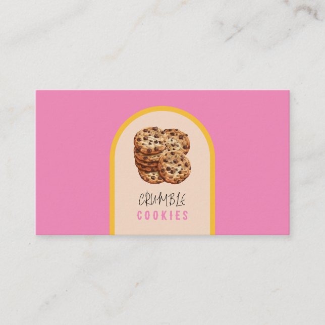 Cookie Bakery  Business Card (Front)