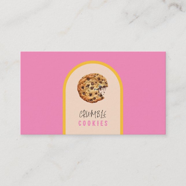 Cookie Bakery  Business Card (Front)