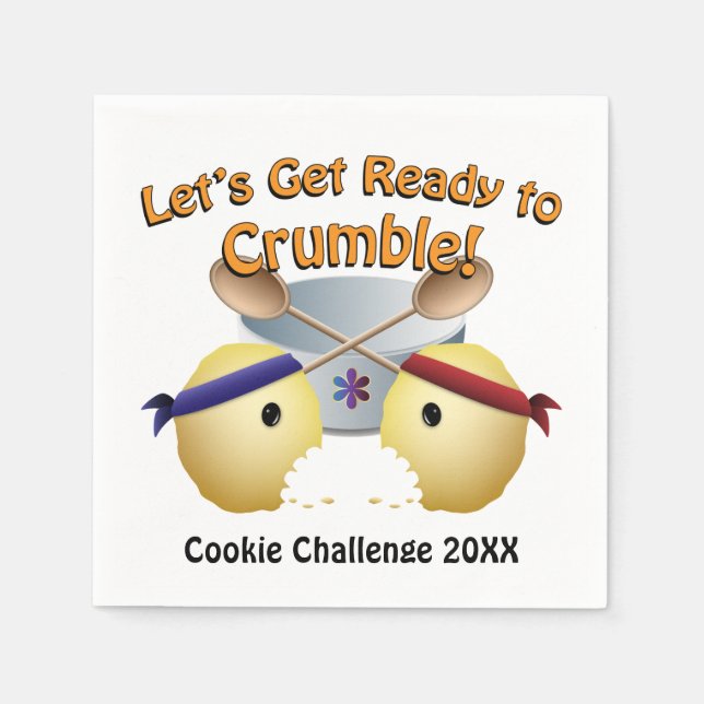 Cookie Baking Competition Napkin (Front)