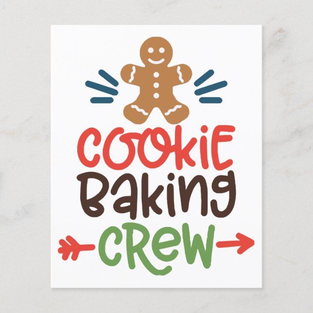 Cookie baking crew christmas  (Front)