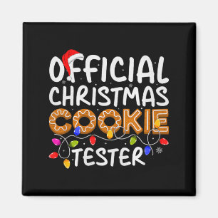 Cookie Baking Crew Christmas Cookie Tester Xmas Pr Magnet