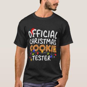 Cookie Baking Crew Christmas Cookie Tester Xmas Pr T-Shirt
