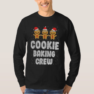 Cookie Baking Crew Christmas Family Gingerbread Te T-Shirt