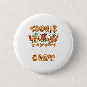 Cookie Baking Crew Christmas Funny Gingerbread Lov 6 Cm Round Badge