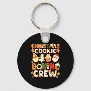 Cookie Baking Crew Christmas Funny Gingerbread Lov Key Ring