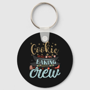Cookie Baking Crew Christmas Holiday Family T Shir Key Ring