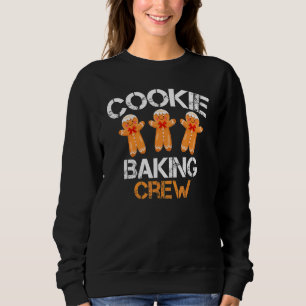 Cookie Baking Crew  Christmas Pyjamas Family Xmas  Sweatshirt