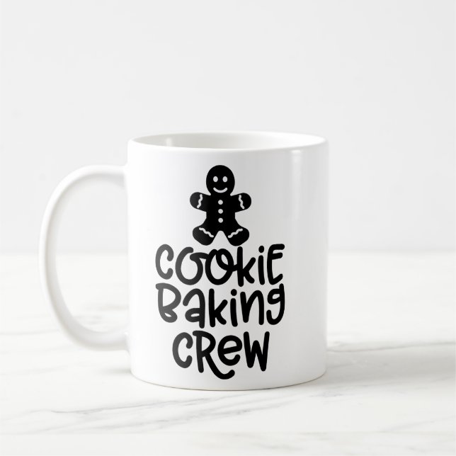 Cookie baking crew coffee mug (Left)