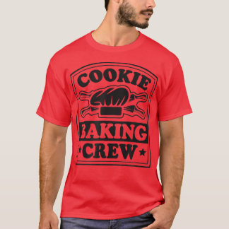 Cookie Baking Crew Cute Matching Baker Gingerbread T-Shirt