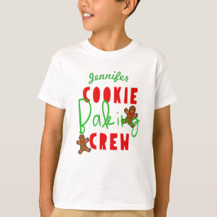 Cookie Baking Crew Fun Holiday Cooking T-Shirt